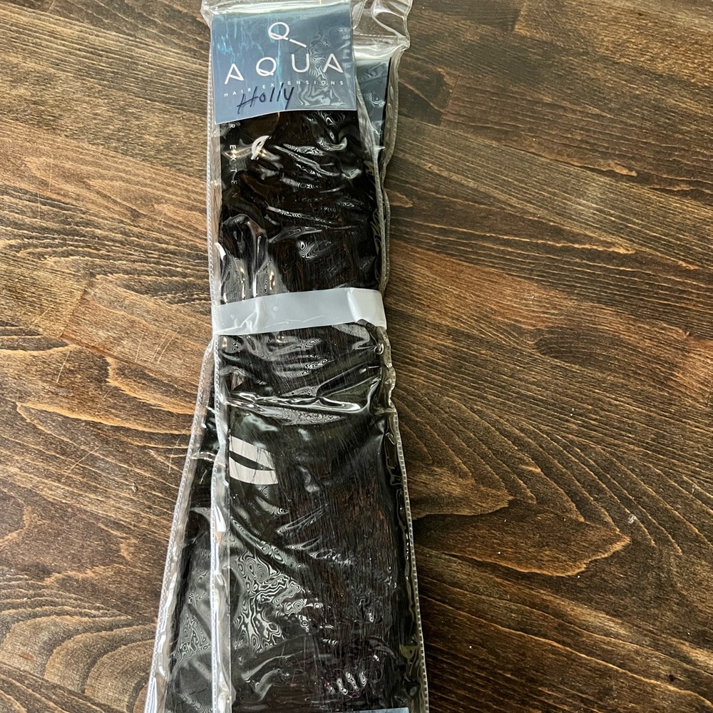 Aqua hair extensions 14 inch black